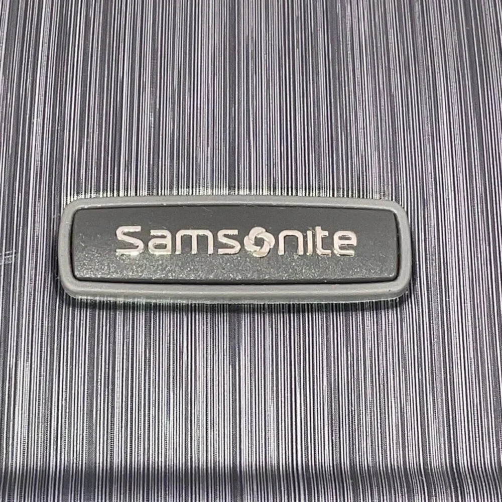 Samsonite Charcoal Hardshell TSA Lock Telescopic Handle Spinner Travel Luggage